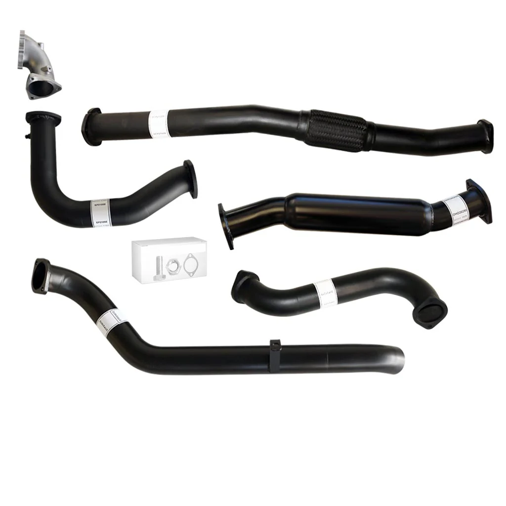 Nissan Patrol Y61 GU 4.2L TD42 Ute 3 Inch Turbo Back Exhaust Cast Dump 1996 - 2006 (Does not suit Coil Tower Braces) - Image 2