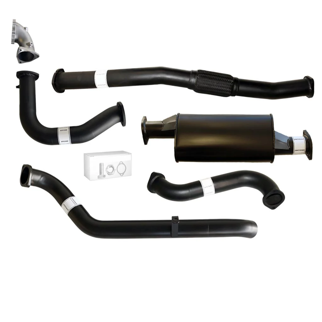 Nissan Patrol Y61 GU 4.2L TD42 Ute 3 Inch Turbo Back Exhaust Cast Dump 1996 - 2006 (Does not suit Coil Tower Braces) - Image 4