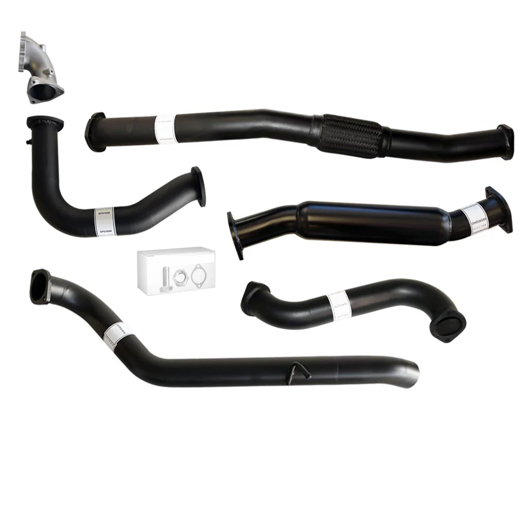 Nissan Patrol Y61 GU TD42 Wagon 3 Inch Turbo Back Exhaust with Stainless Cast Dump Pipe (Does not suit Coil Tower Braces) - Image 2