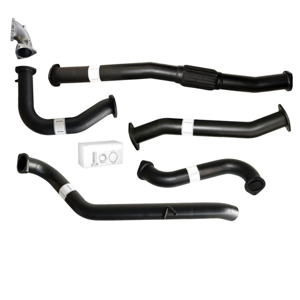 Nissan Patrol Y61 GU TD42 Wagon 3 Inch Turbo Back Exhaust with Stainless Cast Dump Pipe (Does not suit Coil Tower Braces) - Image 6