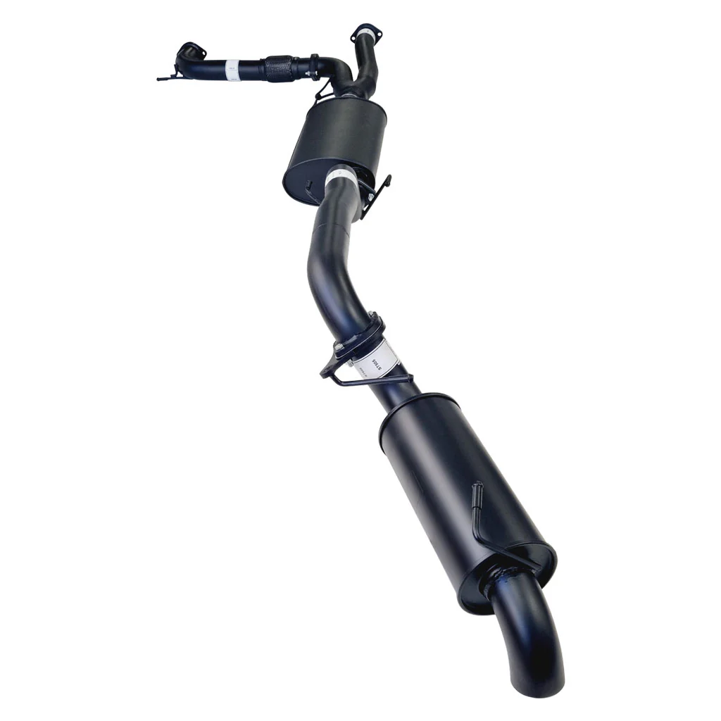 Nissan Y62 Patrol 3 Inch Cat Back Exhaust with Center Muffler and Rear Muffler - Image 3