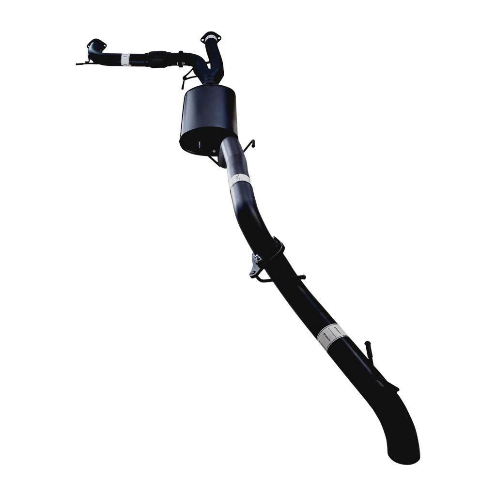 Nissan Y62 Patrol 3 Inch Cat Back Exhaust with Center Muffler and Straight Tail - Image 3