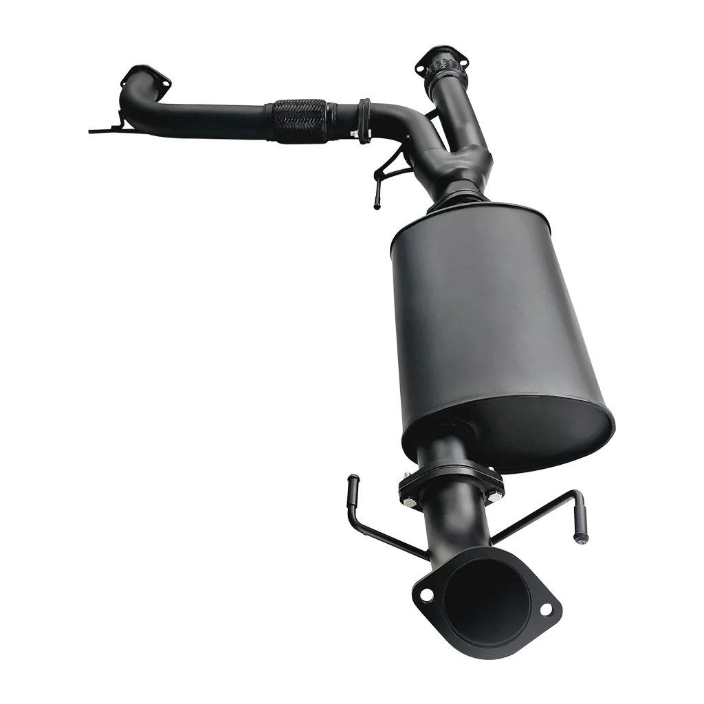 Nissan Y62 Patrol 3 Inch Stainless Steel 3 Inch Centre Muffler To Factory Rear Exhaust - Image 2
