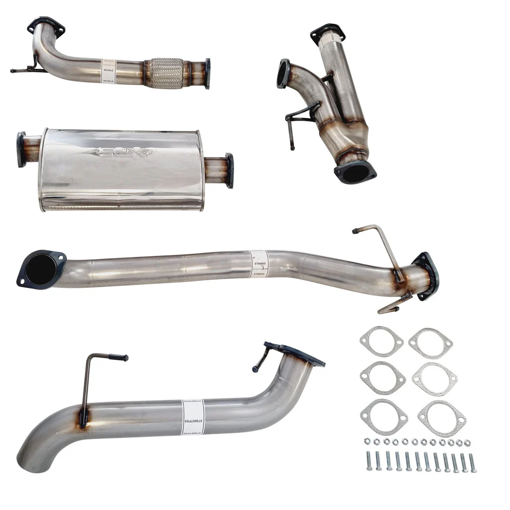 Nissan Y62 Patrol 3" Stainless Exhaust Center Muffler - Straight Tail - Image 2