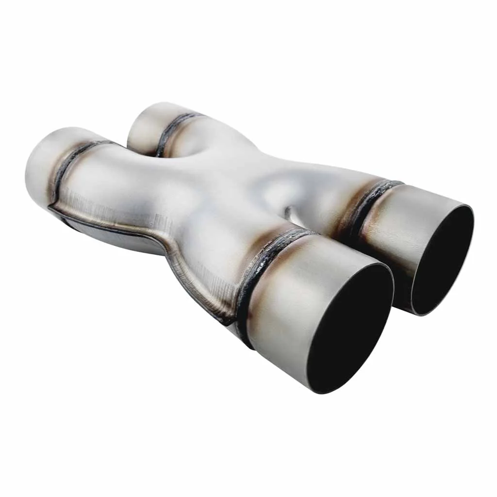 Stainless Steel Exhaust X-Pipe (Kiss Crossover) Pressed 3 Inch 76mm - Image 2