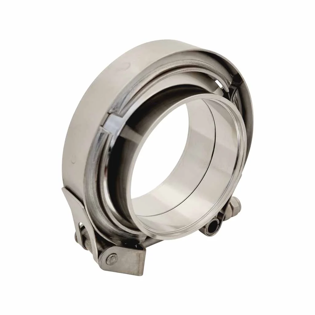 Stainless Steel Quick Release V-Band Exhaust Clamp Kits - Available in Sizes from 1.75in to 5in for Universal Exhaust Applications - Image 5