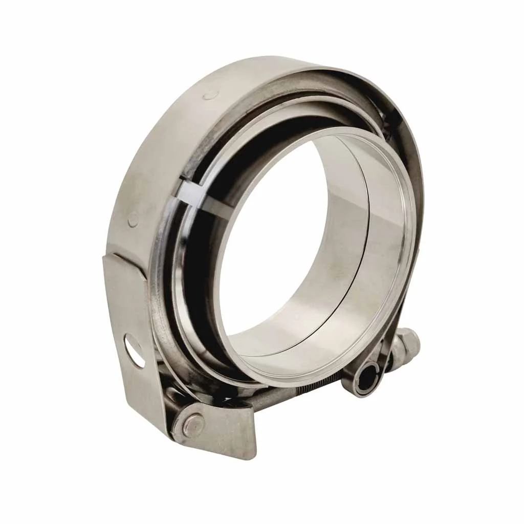Stainless Steel Quick Release V-Band Exhaust Clamp Kits - Available in Sizes from 1.75in to 5in for Universal Exhaust Applications - Image 6
