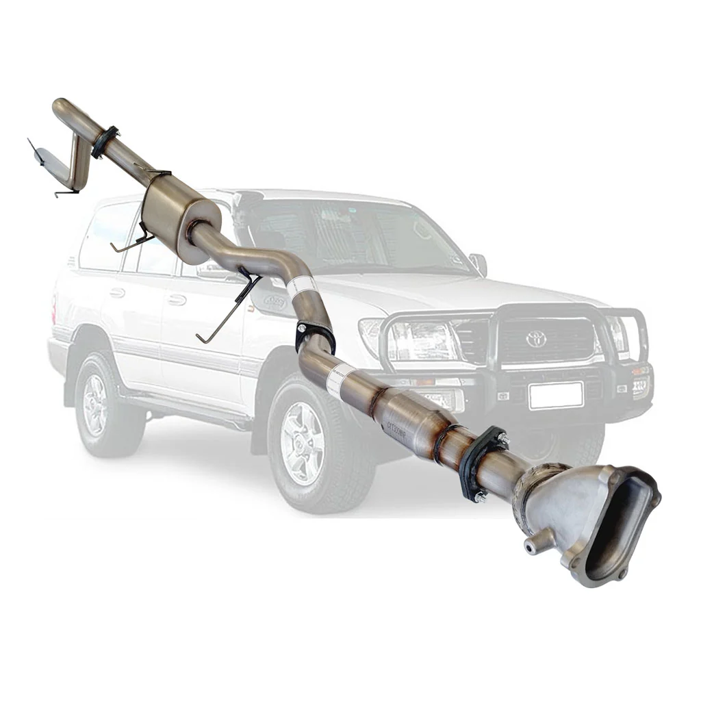 Toyota Landcruiser 100 Series HDJ100 1HD-FTE 3 Inch Turbo Back Exhaust - Image 3