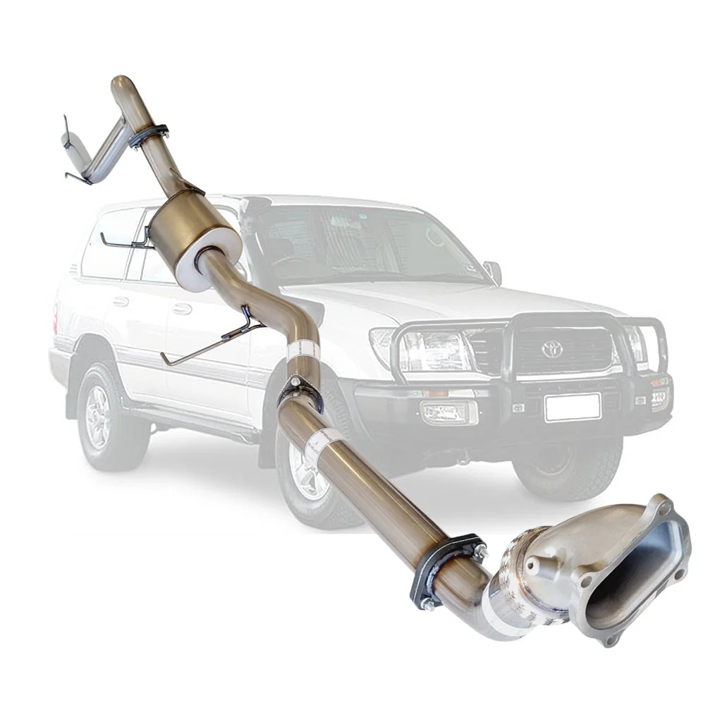 Toyota Landcruiser 100 Series HDJ100 1HD-FTE 3 Inch Turbo Back Exhaust - Image 5