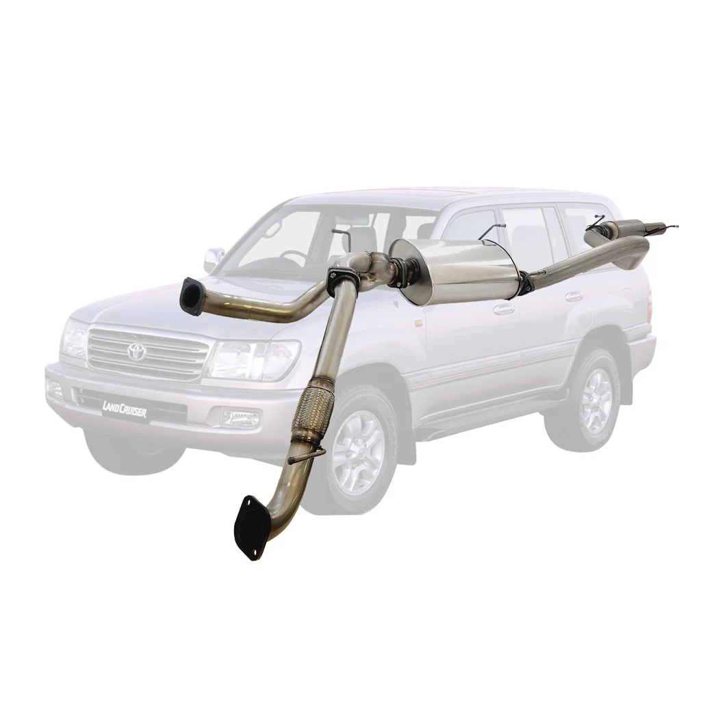 Toyota Landcruiser 100 series UZJ100R Petrol Wagon 4.7l 3" Catback Exhaust 1998 - 2007 - Image 3