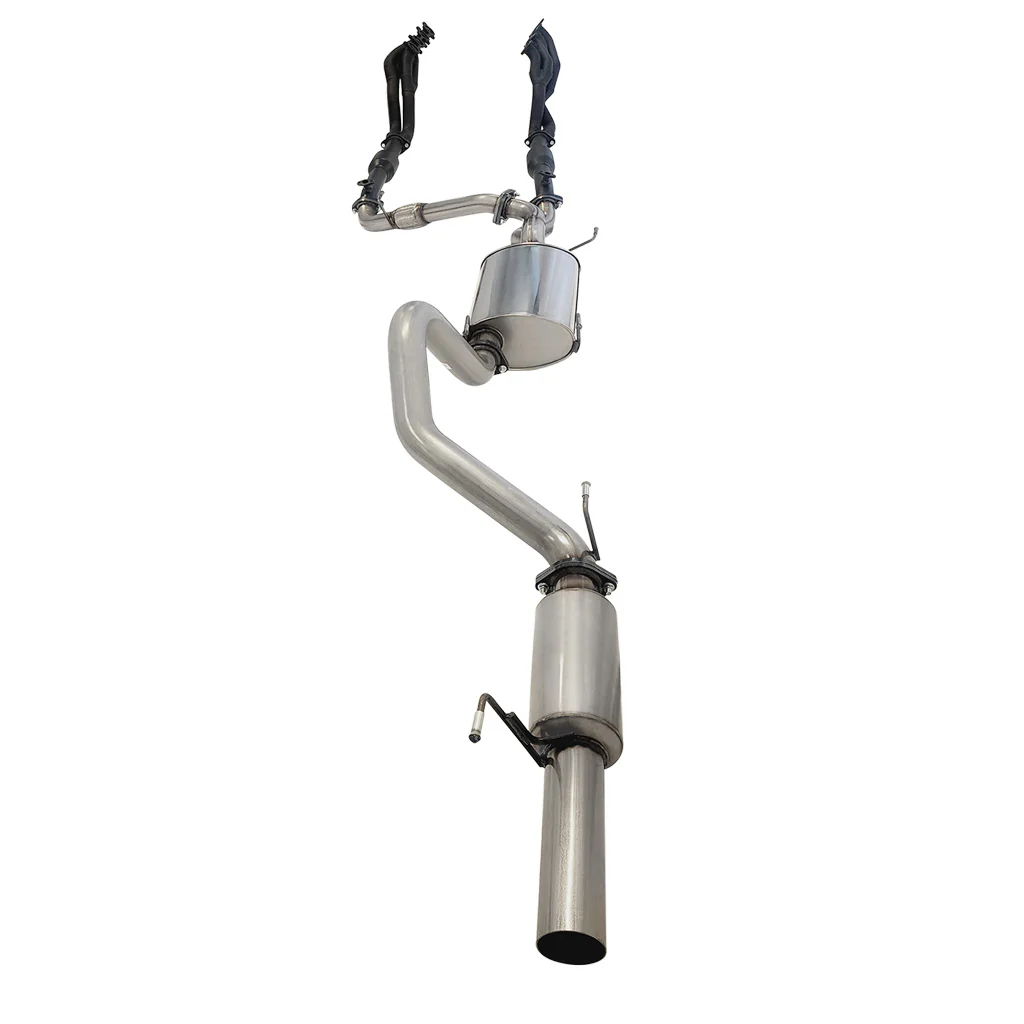 Toyota Landcruiser 100 Series Uzj100r Wagon 4.7l 3" Stainless Steel Full Exhaust Kit (Extractors, Cats & Cat-Back System With Muffler) - Image 2