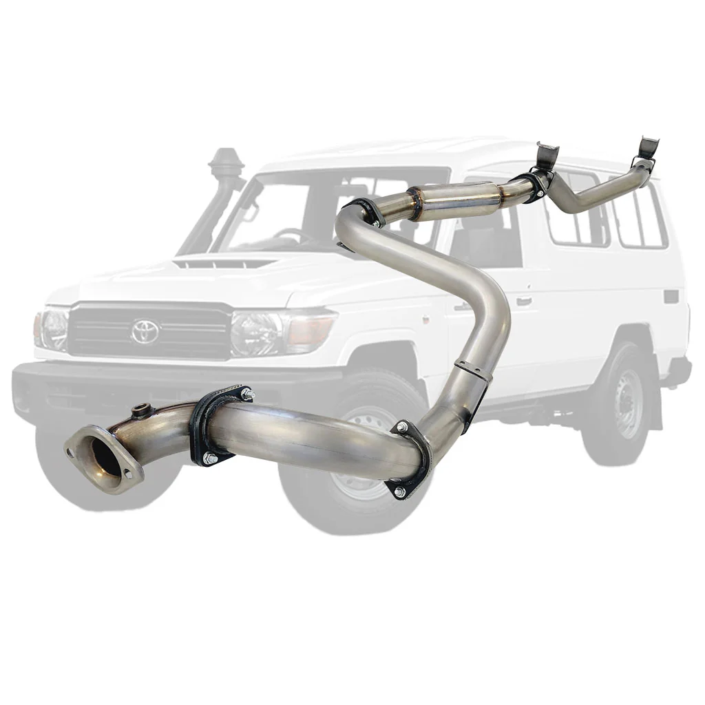Toyota Landcruiser 78 Series VDJ78 V8 Troop Carrier 10/2016 On 3 Inch DPF Back Exhaust - Image 2