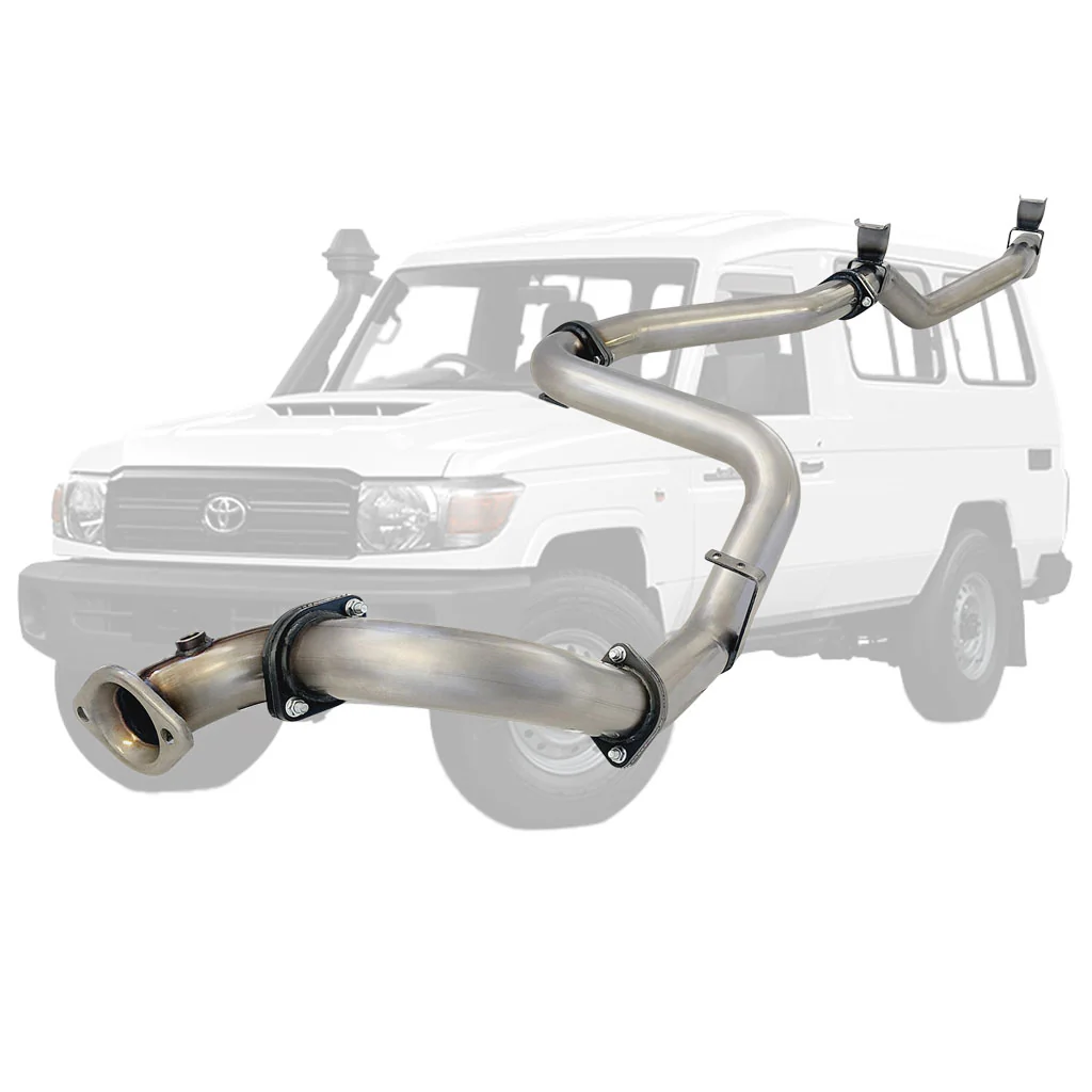 Toyota Landcruiser 78 Series VDJ78 V8 Troop Carrier 10/2016 On 3 Inch DPF Back Exhaust - Image 4