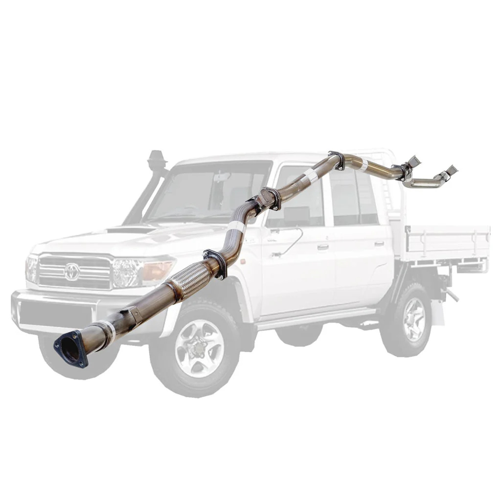 Toyota Landcruiser 79 Series VDJ79R V8 2007 - 10/2016 D Cab Ute 3 Inch Turbo Back Exhaust - Image 11