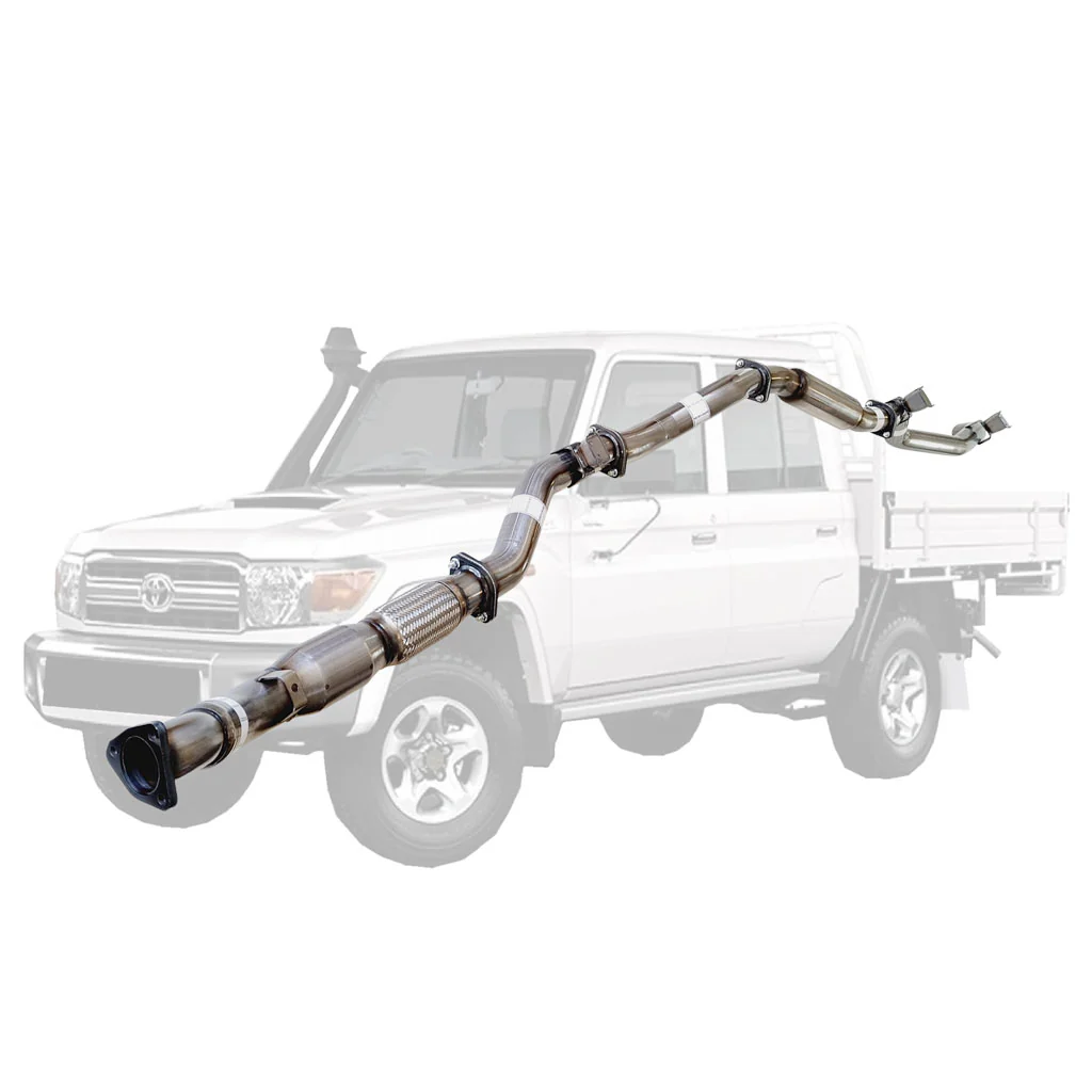 Toyota Landcruiser 79 Series VDJ79R V8 2007 - 10/2016 D Cab Ute 3 Inch Turbo Back Exhaust - Image 3