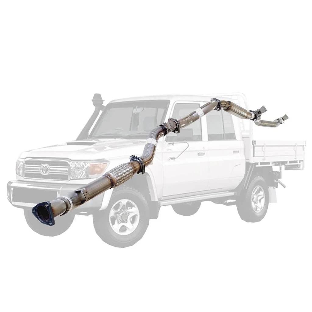 Toyota Landcruiser 79 Series VDJ79R V8 2007 - 10/2016 D Cab Ute 3 Inch Turbo Back Exhaust - Image 5