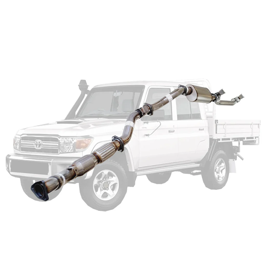 Toyota Landcruiser 79 Series VDJ79R V8 2007 - 10/2016 D Cab Ute 3 Inch Turbo Back Exhaust - Image 7