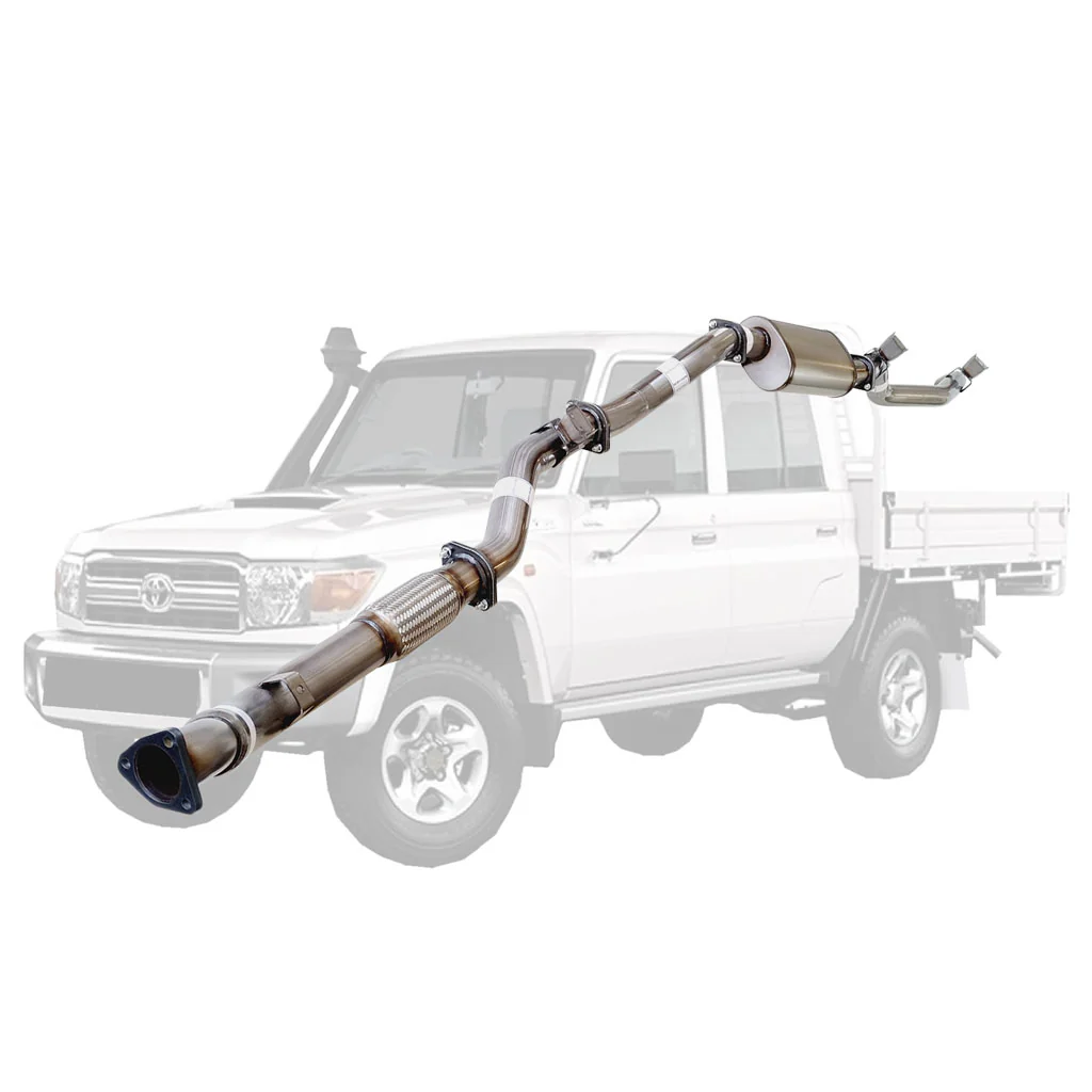 Toyota Landcruiser 79 Series VDJ79R V8 2007 - 10/2016 D Cab Ute 3 Inch Turbo Back Exhaust - Image 9