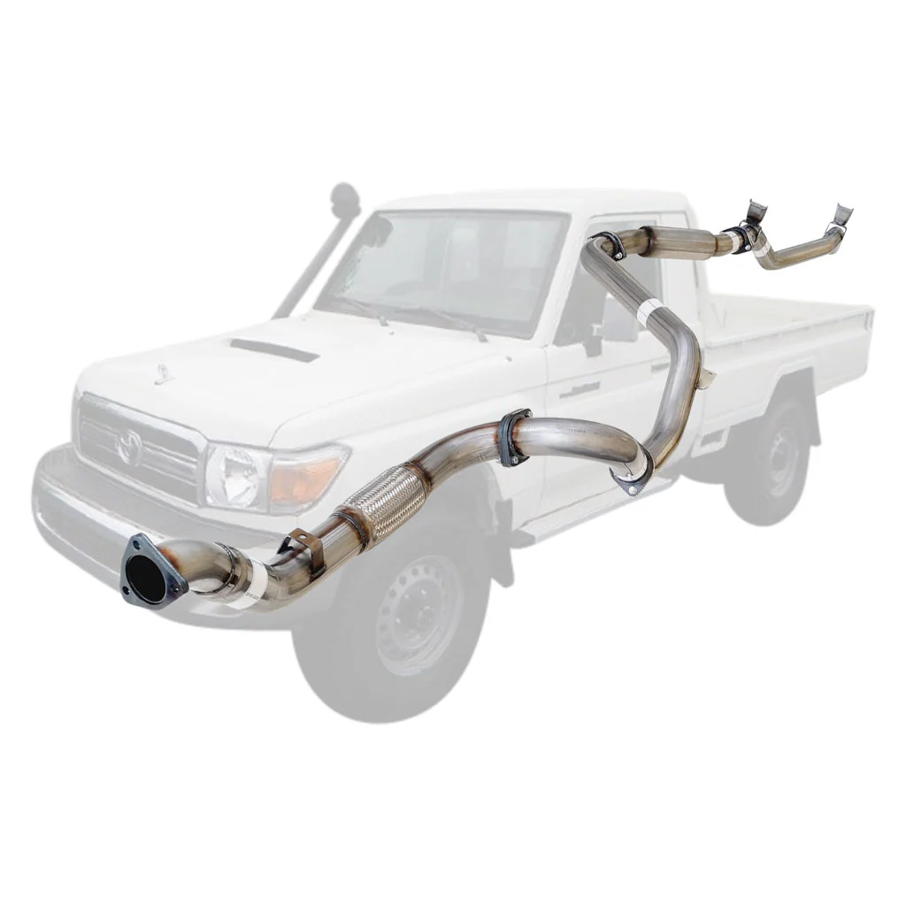 Toyota Landcruiser 79 Series VDJ79R V8 2007 - 10/2016 S Cab Ute 3 Inch Turbo Back Exhaust - Image 5
