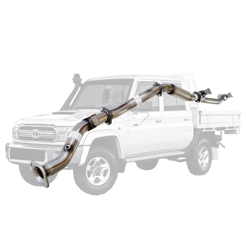 Toyota Landcruiser 79 Series VDJ79R V8 Ute MY17 3 Inch DPF Back Exhaust - Image 3