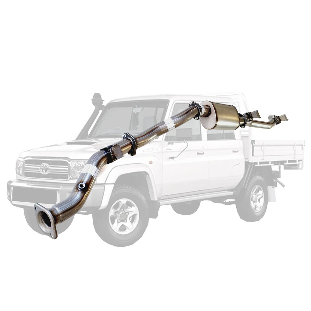 Toyota Landcruiser 79 Series VDJ79R V8 Ute MY17 3 Inch DPF Back Exhaust - Image 5