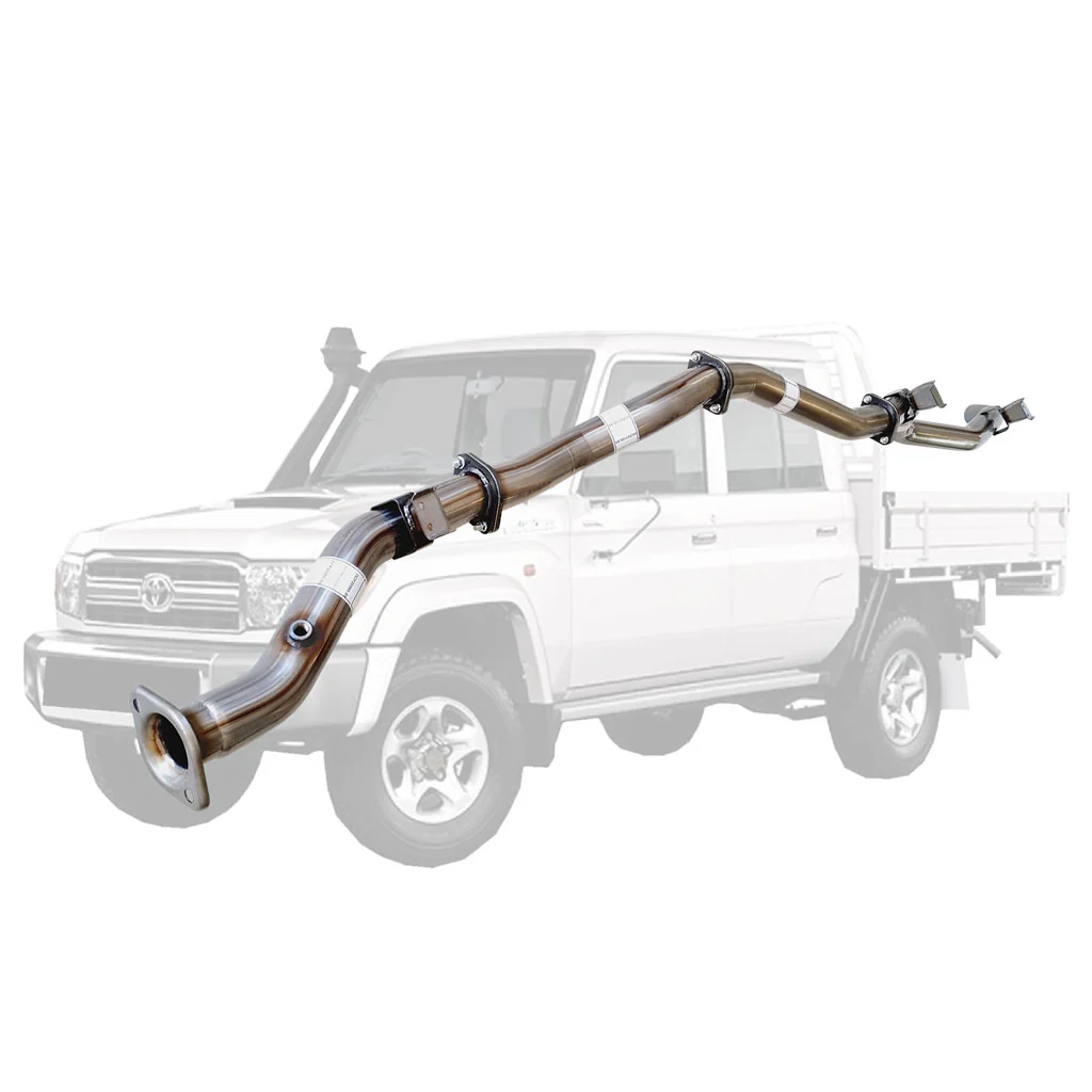 Toyota Landcruiser 79 Series VDJ79R V8 Ute MY17 3 Inch DPF Back Exhaust - Image 7