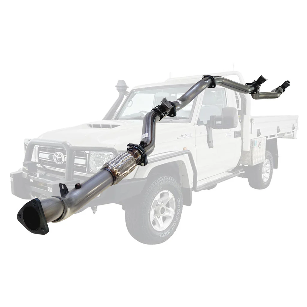 Toyota Landcruiser 79 Series VDJ79R V8 Ute 2017 On 3 Inch Turbo Back Exhaust - Image 11