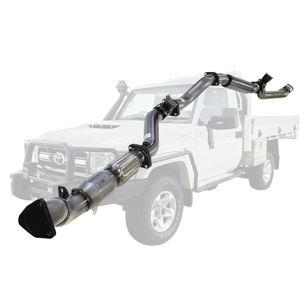 Toyota Landcruiser 79 Series VDJ79R V8 Ute 2017 On 3 Inch Turbo Back Exhaust - Image 3