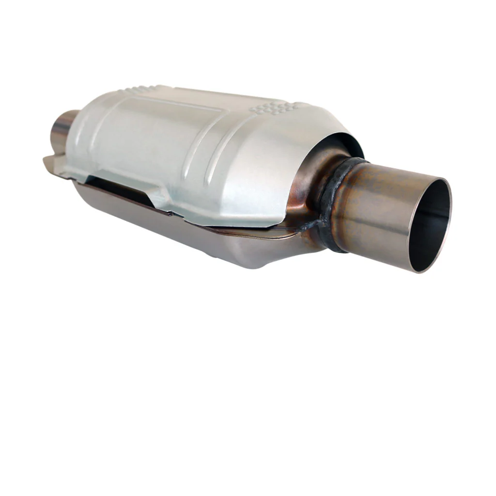 Universal Euro 2 Stainless Metallic Catalytic Converter Oval 300 CPSI - Available in 2", 2.25", and 2.5" Sizes - Image 2