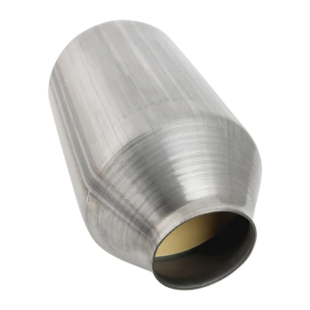 Universal Euro 5 and 4 Ceramic Core Catalytic Converter 5" Round Body - Available in 2", 2.25", and 2.5"  Sizes - Image 2