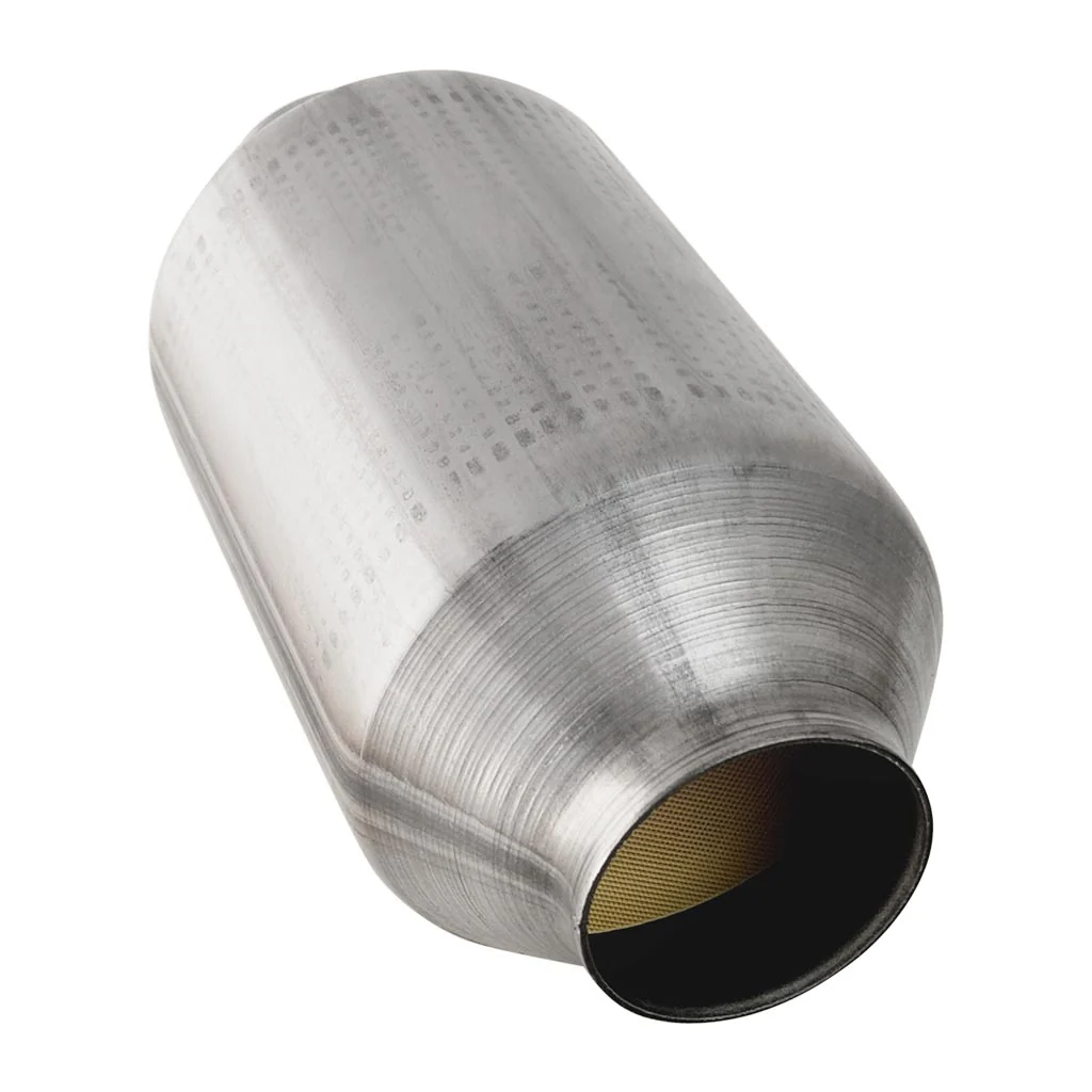 Universal Euro 6 Ceramic Core Catalytic Converter 4" Round Body - Available in 2", 2.25", and 2.5" Sizes