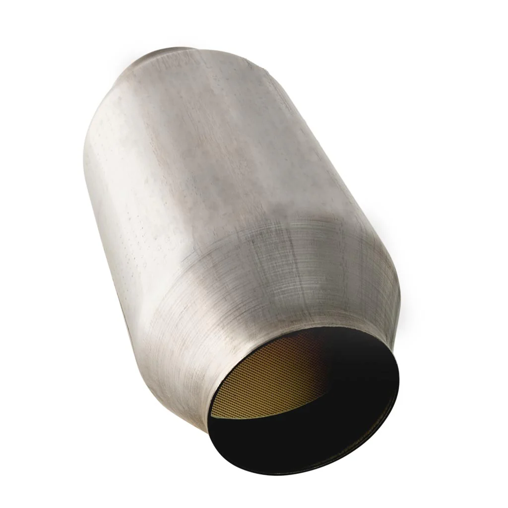 Universal Euro 6 Ceramic Core Catalytic Converter 4" Round Body - Available in 2", 2.25", and 2.5" Sizes - Image 3
