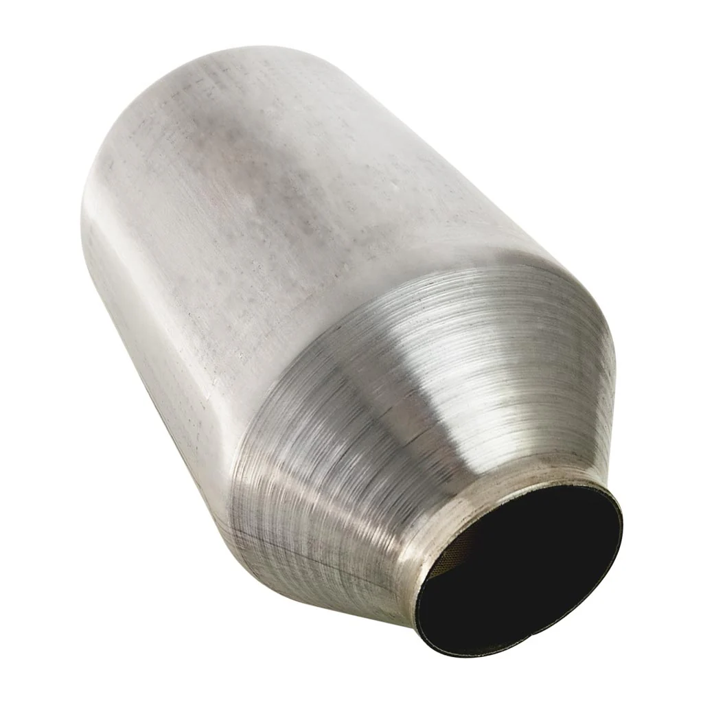 Universal Euro 6 Ceramic Core Catalytic Converter 5" Round Body - Available in 2", 2.25", and 2.5"  Sizes - Image 2