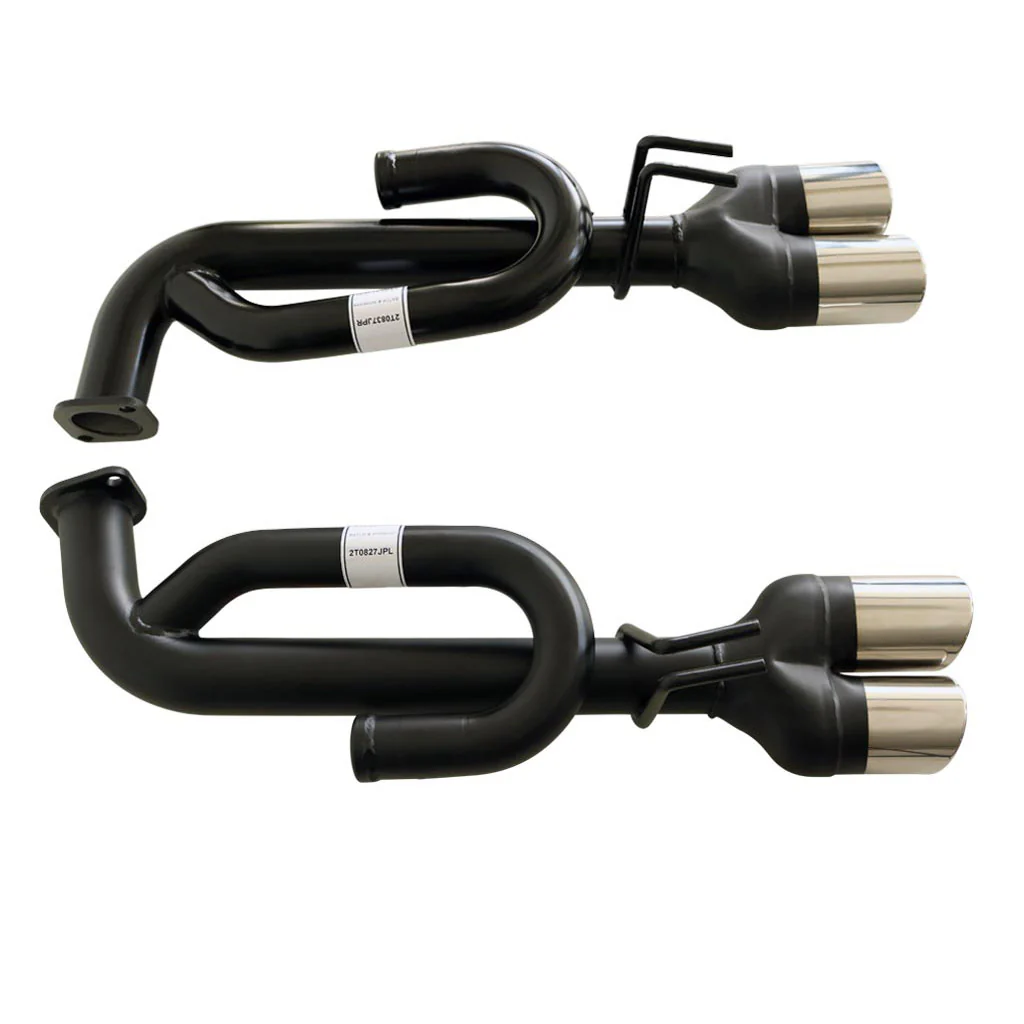 VE Commodore V6 V8 Sed Wag 2.5" Exhaust Tailpipe J Pipes & 80mm Exhaust Tips - Image 2