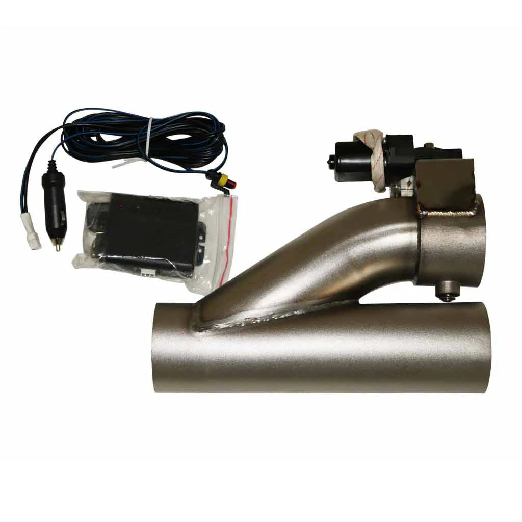 XFORCE Electric Stainless Steel Exhaust Cut Out Valve Kit With Remote 2.5 Inch **** Special Order Item **** - Image 2
