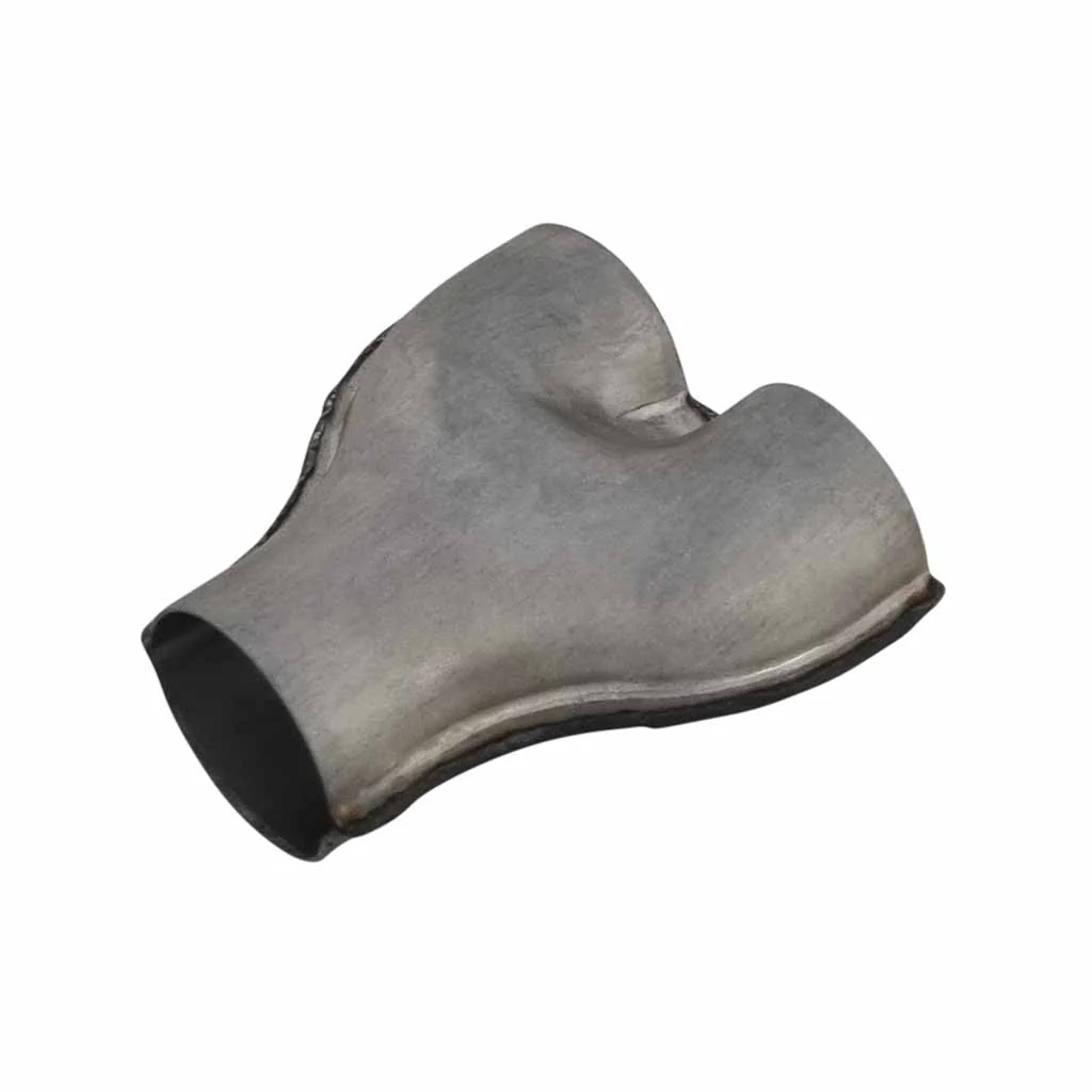 Y-PIPE Pressed Collector - Single 2.5" (63mm) Dual 2 x 2.5" (63mm) - Image 3